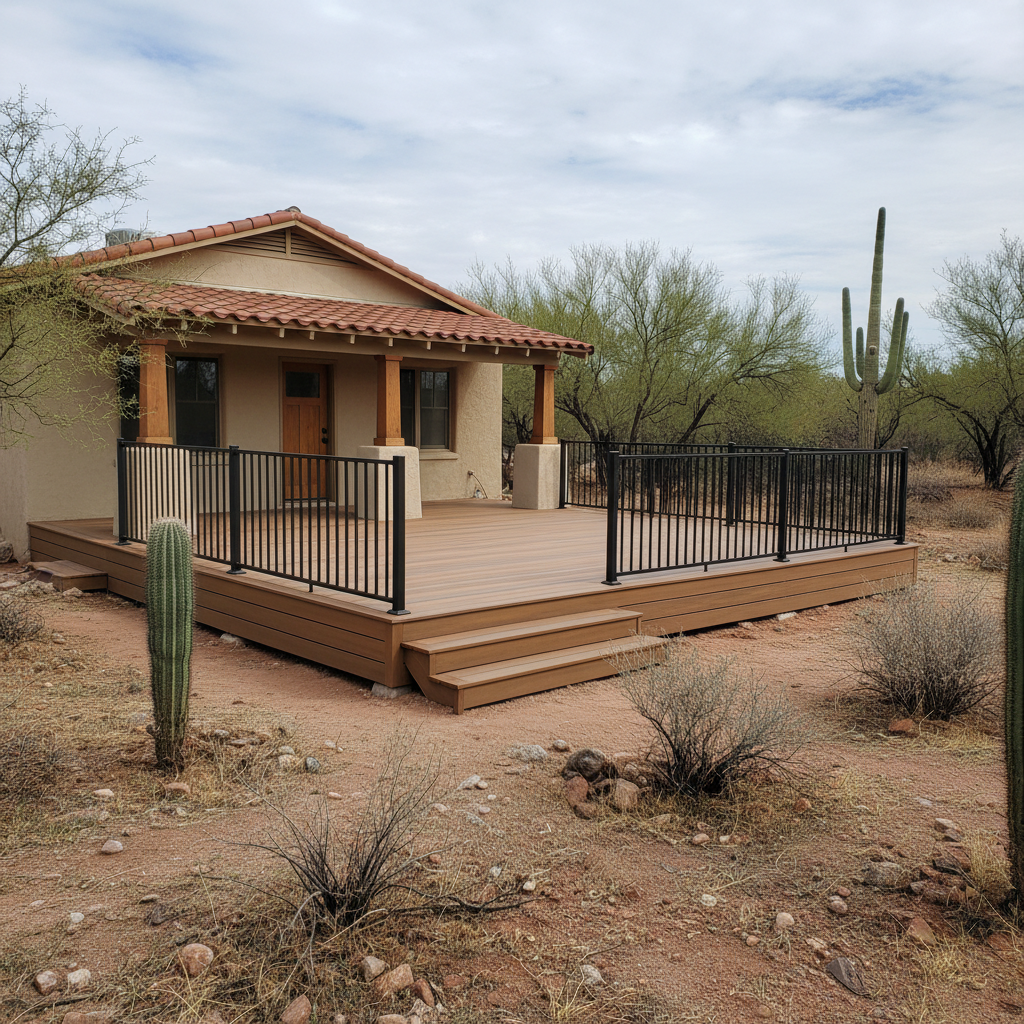 Deck Installation completed by Pinnacle Deck Inc in Tortolita, AZ